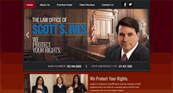 Desktop Screenshot of iveslaw.com